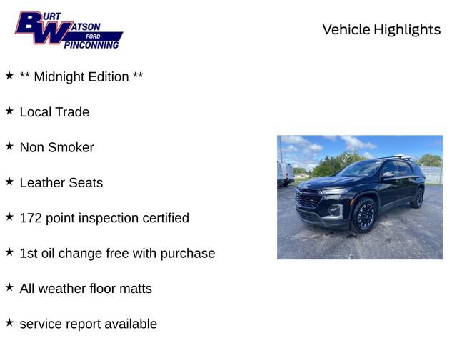 Used 2023 Chevrolet Traverse RS w/ LPO, Floor Liner Package FWD image 10