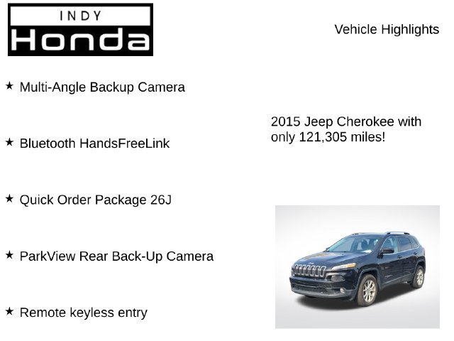 Used 2015 Jeep Cherokee Latitude AWD/4WD image 7