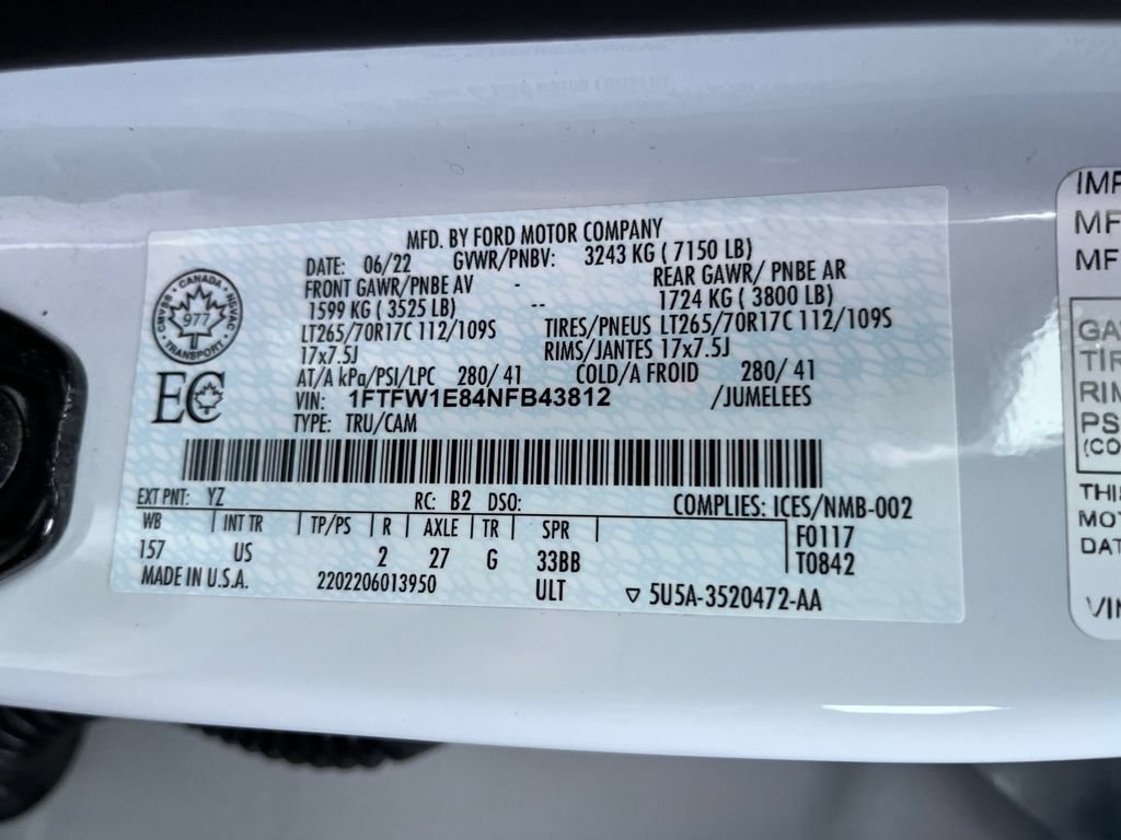 Used 2022 Ford F150 XLT AWD/4WD image 28