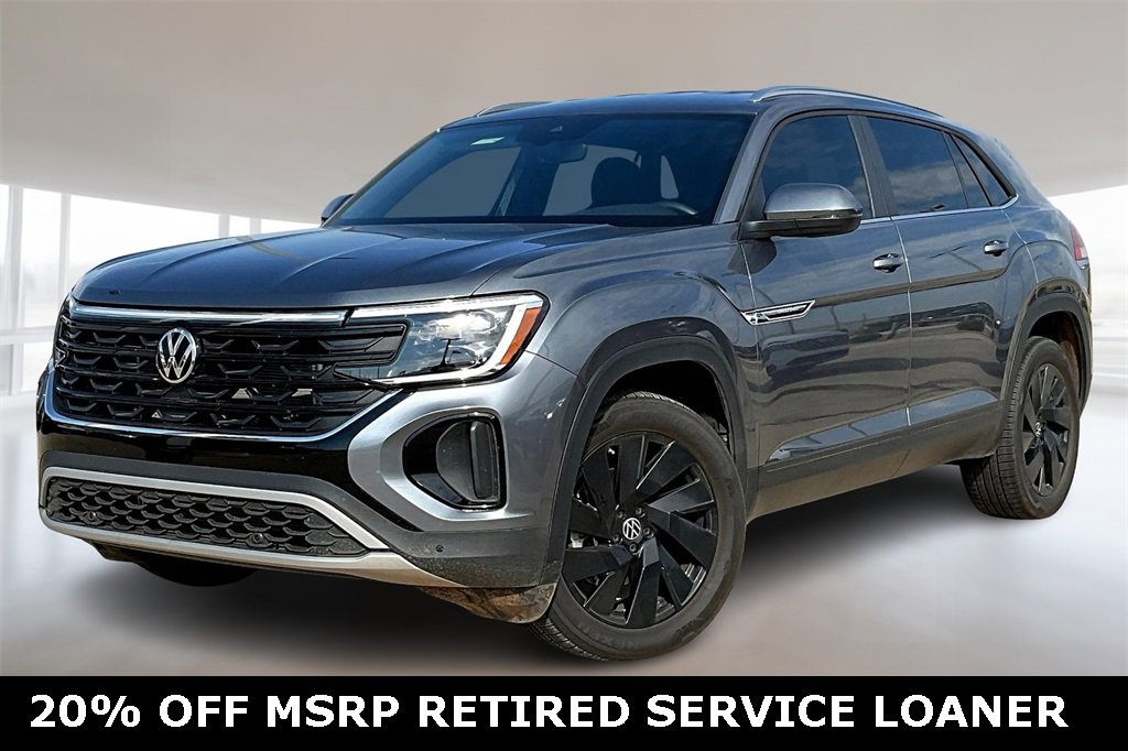 Certified 2025 Volkswagen Atlas Cross Sport SE w/ Black Wheel Package