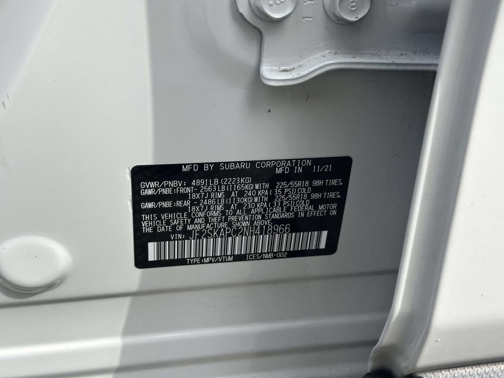 Certified 2022 Subaru Forester Limited AWD/4WD image 13