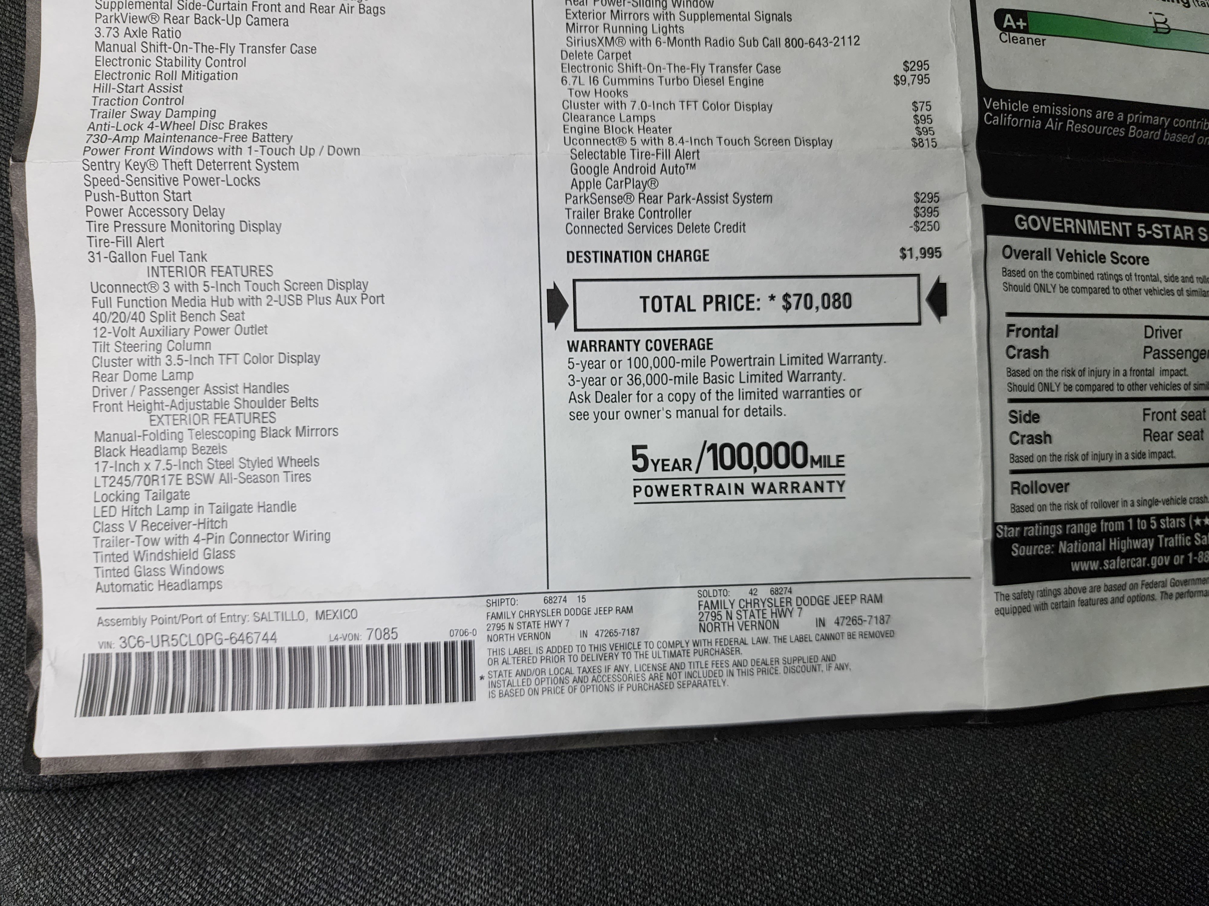 Used 2023 RAM 2500 Tradesman image 50