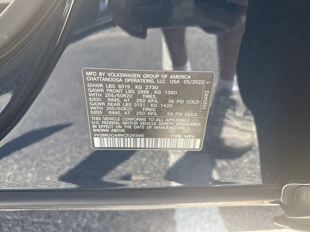 Used 2022 Volkswagen Atlas SEL image 28