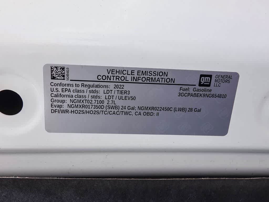 Used 2022 Chevrolet Silverado 1500 Custom RWD image 27