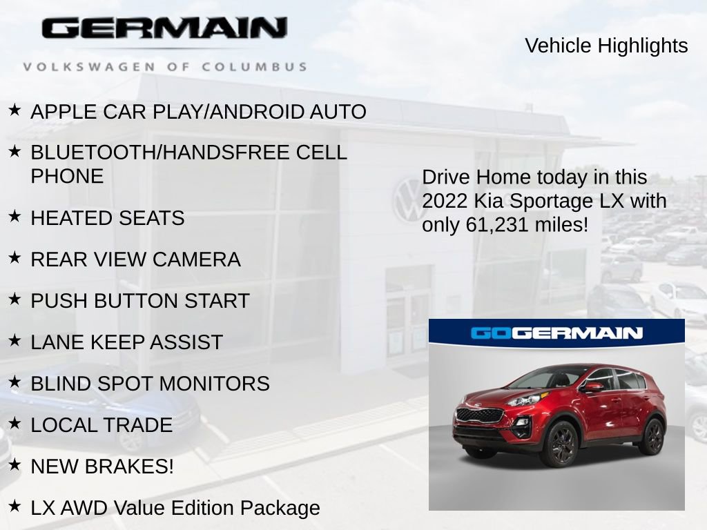 Used 2022 Kia Sportage LX w/ LX AWD Value Edition Package image 6