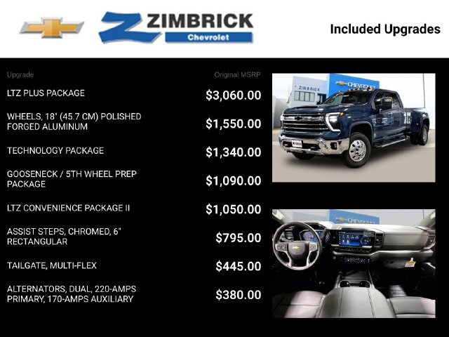 Certified 2026 Chevrolet Silverado 3500 LTZ w/ LTZ Plus Package AWD/4WD image 14
