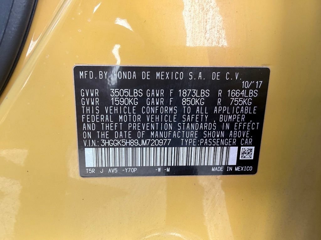 Used 2018 Honda Fit EX image 11