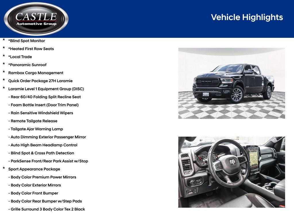 Used 2021 RAM 1500 Laramie w/ Sport Appearance Package image 4