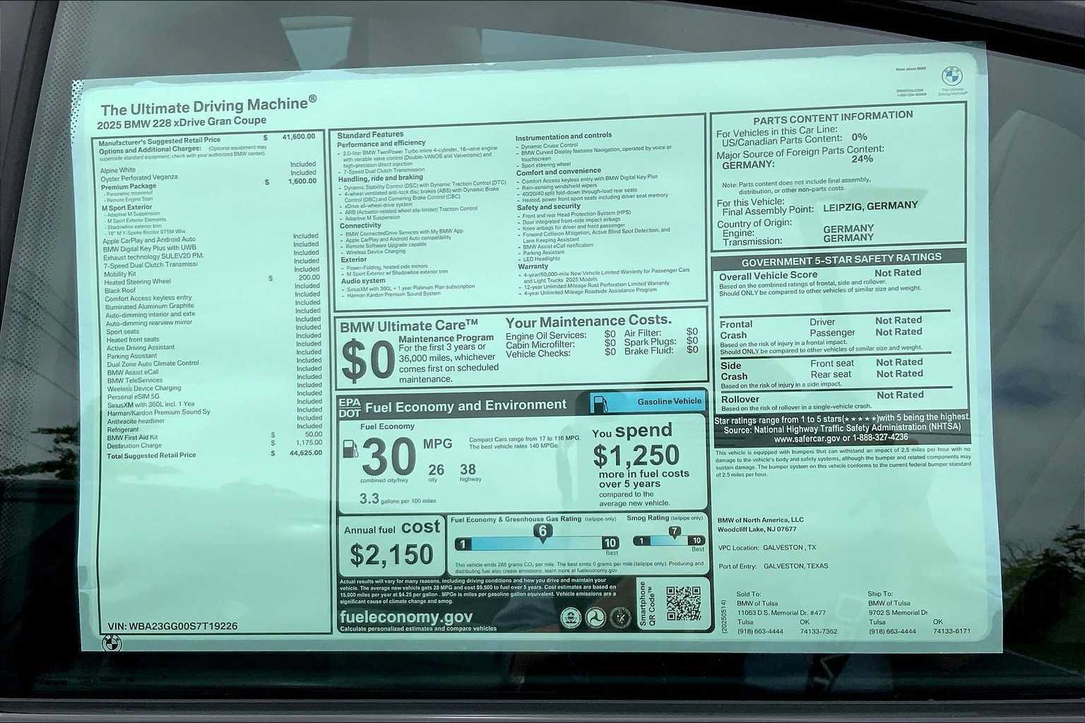 New 2025 BMW 228i xDrive w/ Premium Package AWD/4WD image 19
