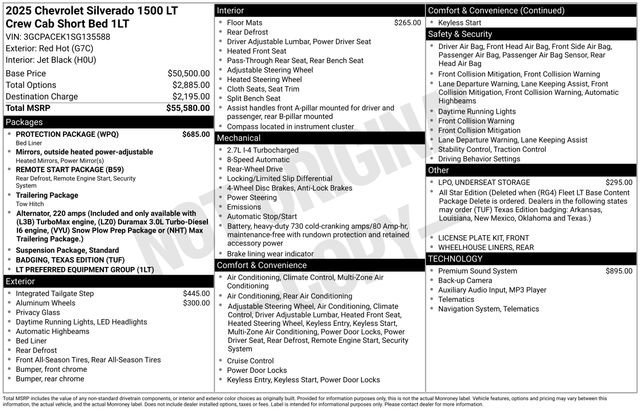 Used 2025 Chevrolet Silverado 1500 LT w/ Protection Package image 30