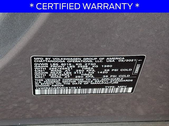 Used 2021 Volkswagen Atlas SEL Premium AWD/4WD image 28