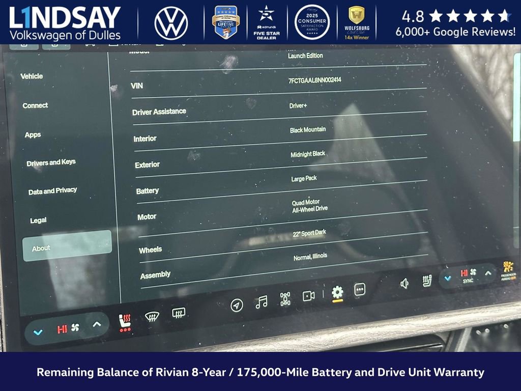 Used 2022 Rivian R1T Launch Edition image 23