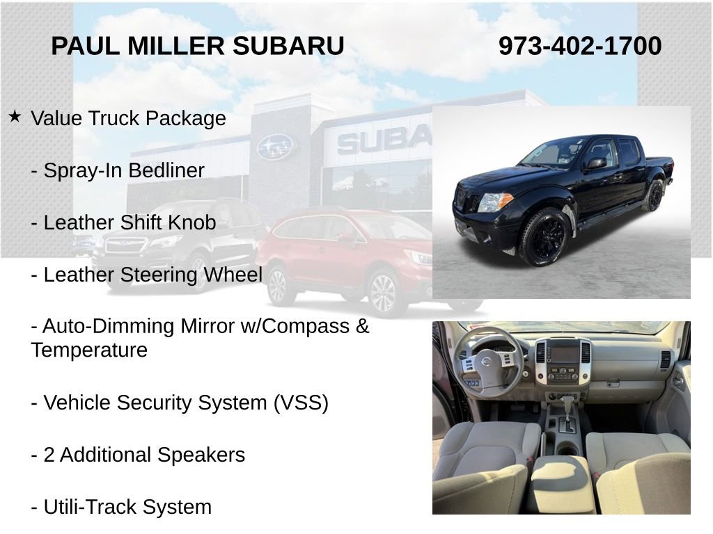 Used 2019 Nissan Frontier SV w/ Value Truck Package image 14