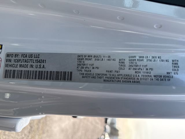 New 2026 Jeep Gladiator Sport image 16