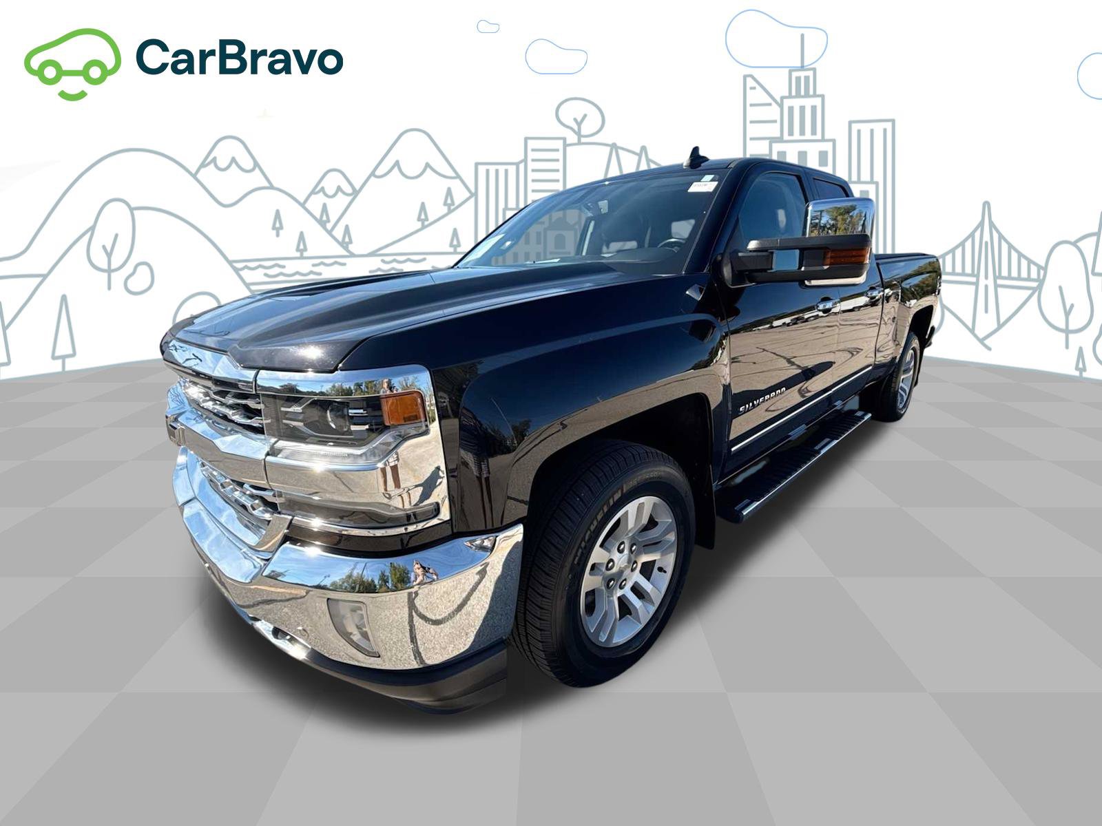 Certified 2018 Chevrolet Silverado 1500 LTZ w/ LTZ Plus Package AWD/4WD image 1