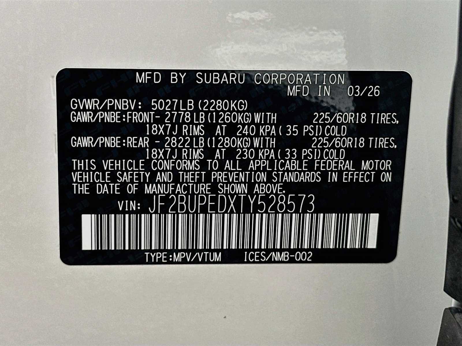 Used 2026 Subaru Outback Touring AWD/4WD image 31