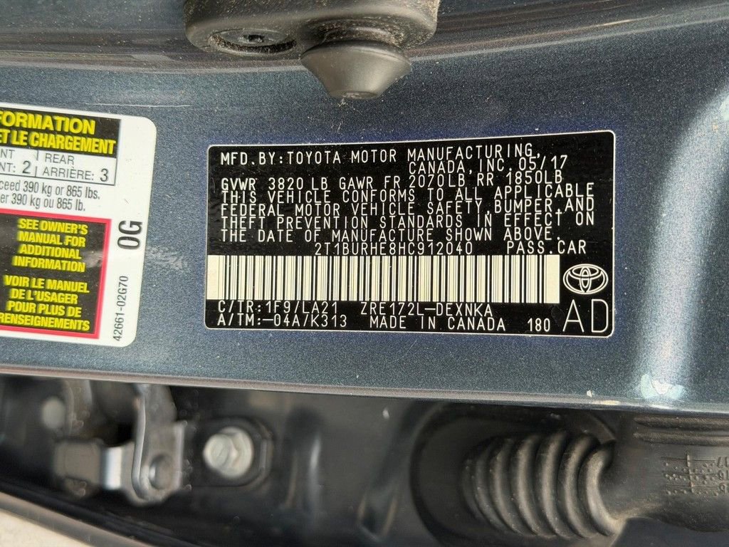 Used 2017 Toyota Corolla XLE w/ Carpet Mat Package (TMS) image 25