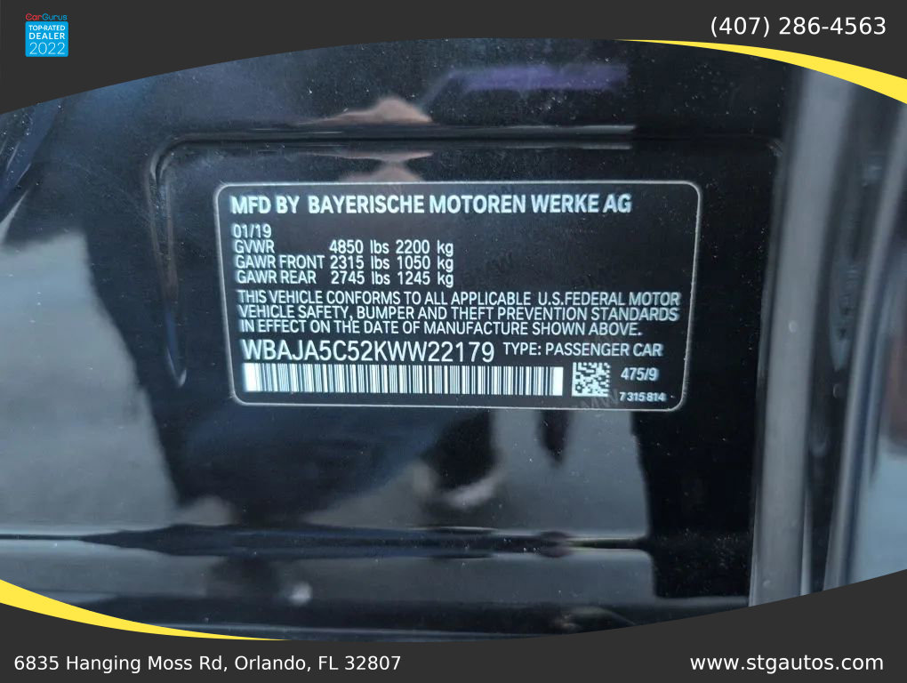 Used 2019 BMW 530i image 35