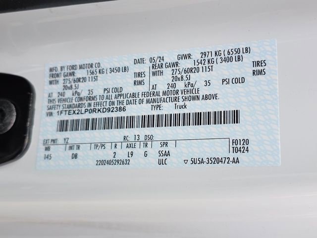 Certified 2024 Ford F150 STX w/ Mobile Office Package AWD/4WD image 32