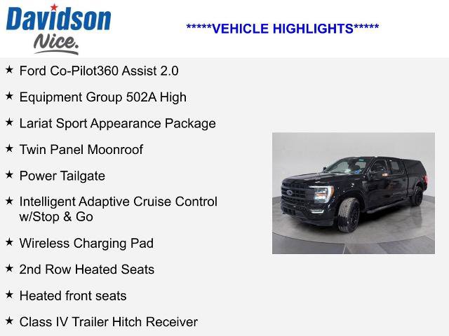 Certified 2023 Ford F150 Lariat w/ Equipment Group 502A High image 4