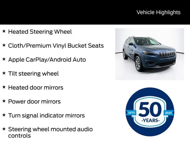 Used 2019 Jeep Cherokee Latitude Plus w/ Cold Weather Group AWD/4WD image 16