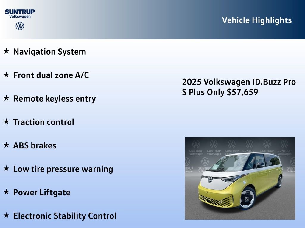New 2025 Volkswagen ID. Buzz Pro S Plus image 7