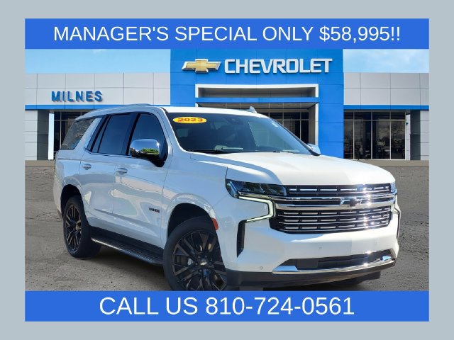 Certified 2023 Chevrolet Tahoe Premier w/ Advanced Technology Package AWD/4WD 360° Tour