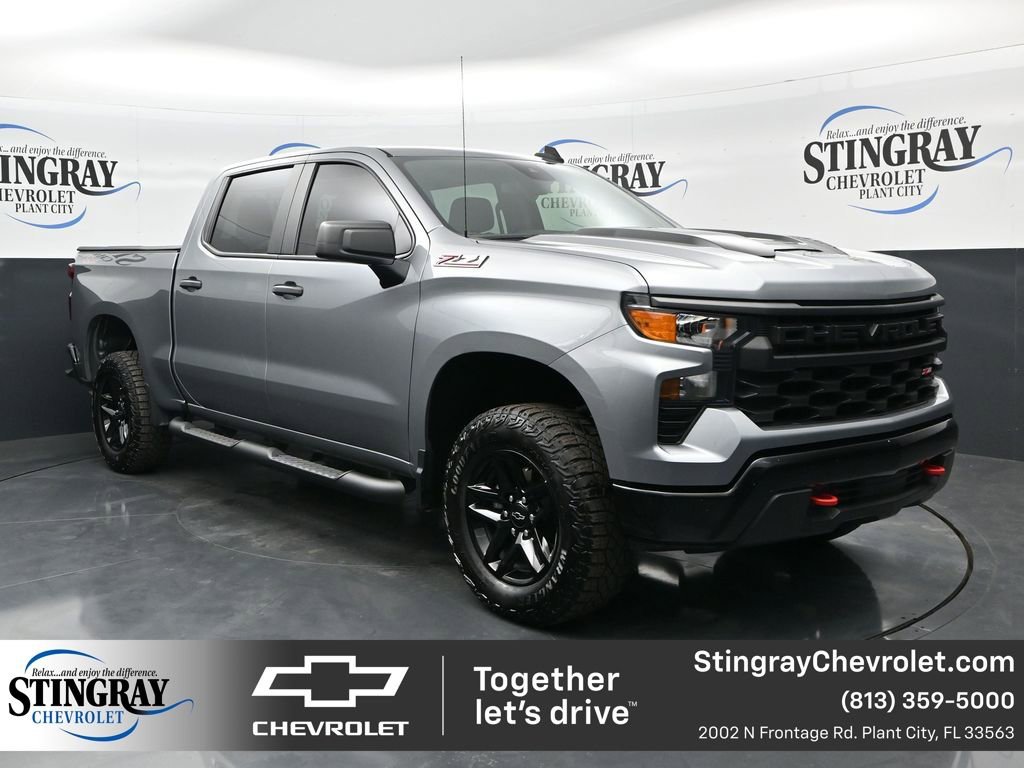 Used 2024 Chevrolet Silverado 1500 Custom Trail Boss AWD/4WD image 1