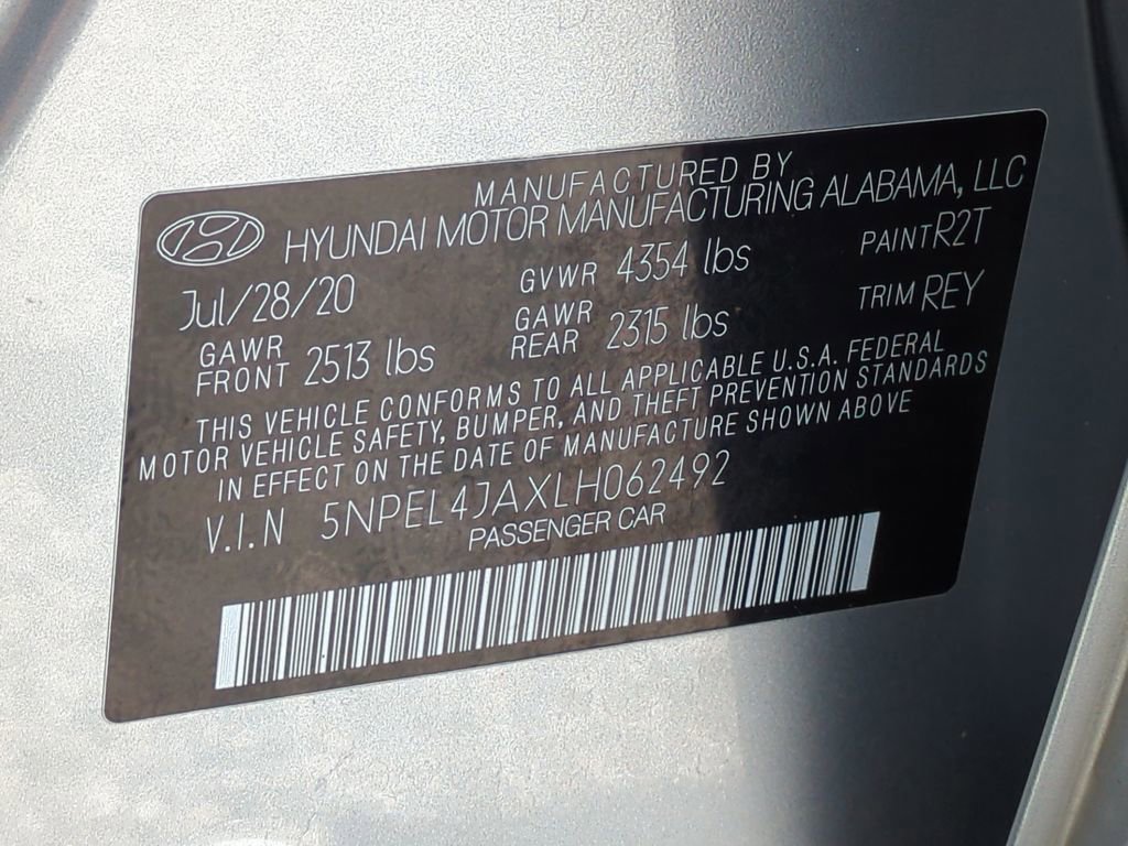 Used 2020 Hyundai Sonata SEL w/ Cargo Package FWD image 25