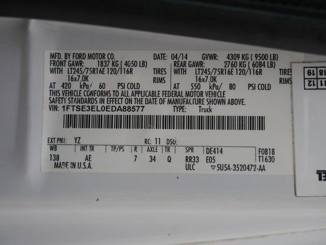 Used 2014 Ford E-350 and Econoline 350 Super Duty w/ Power Group image 22