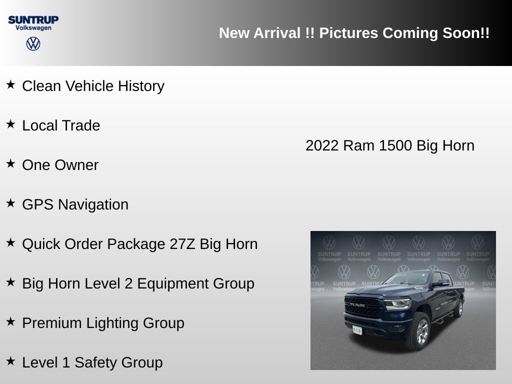 Used 2022 RAM 1500 Big Horn image 6