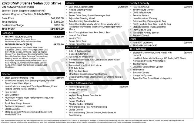 Used 2020 BMW 330i xDrive Sedan w/ M Sport Package image 5