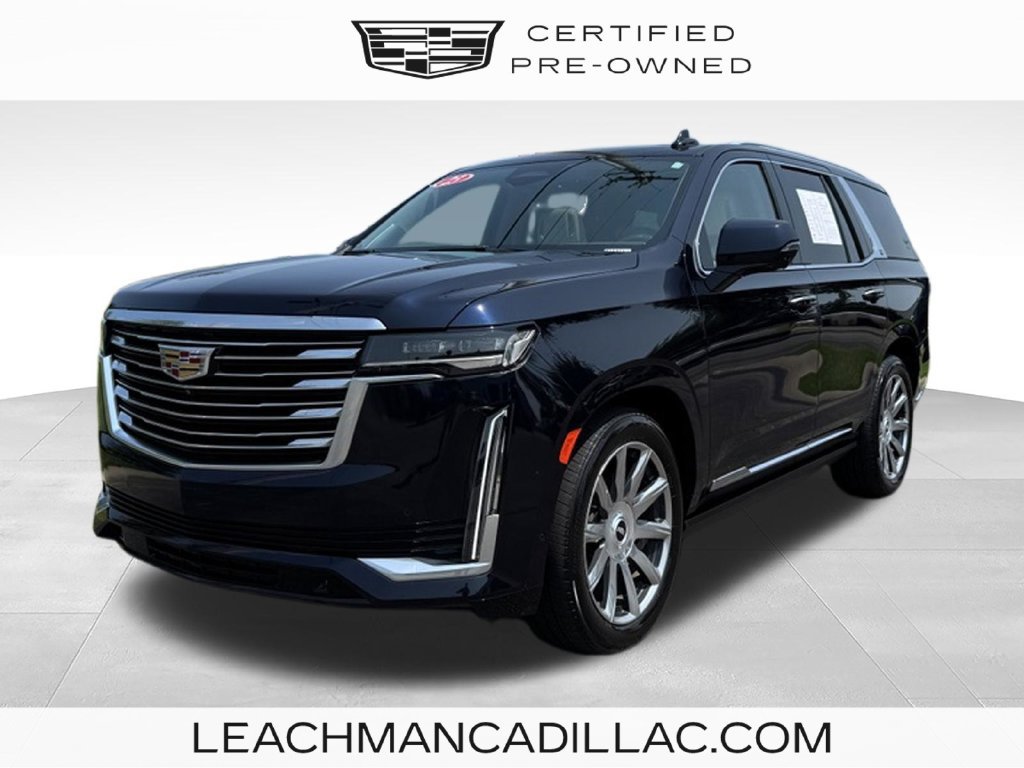 Certified 2023 Cadillac Escalade Premium Luxury Platinum w/ Heavy-Duty Trailer Package AWD/4WD 360° Tour