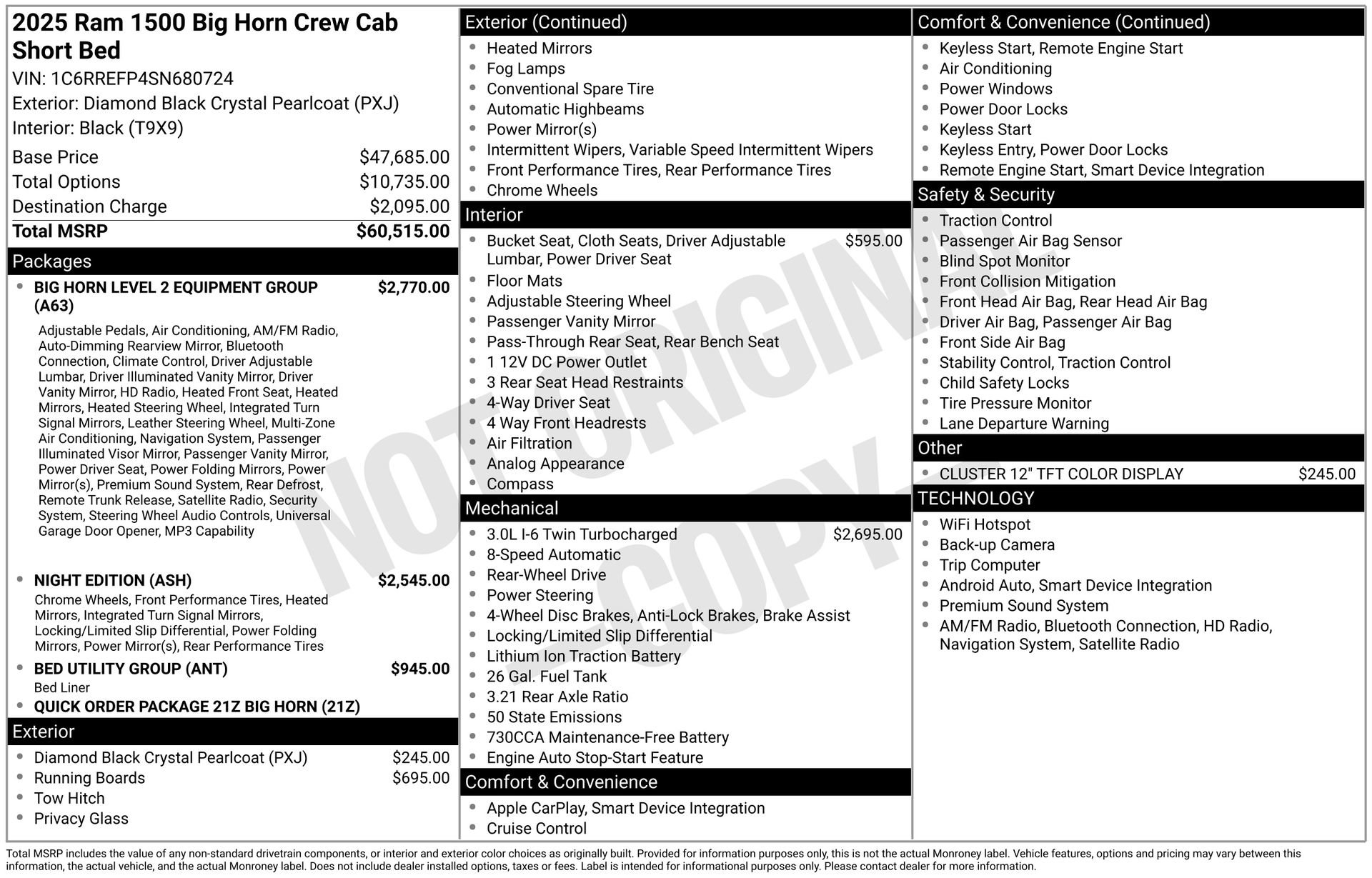 Used 2025 RAM 1500 Big Horn RWD image 42