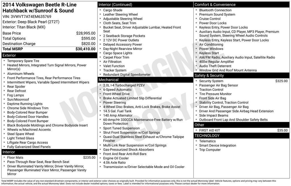Used 2014 Volkswagen Beetle R-Line image 6
