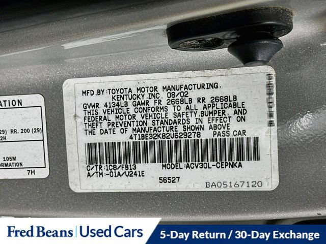 Used 2002 Toyota Camry SE FWD image 32
