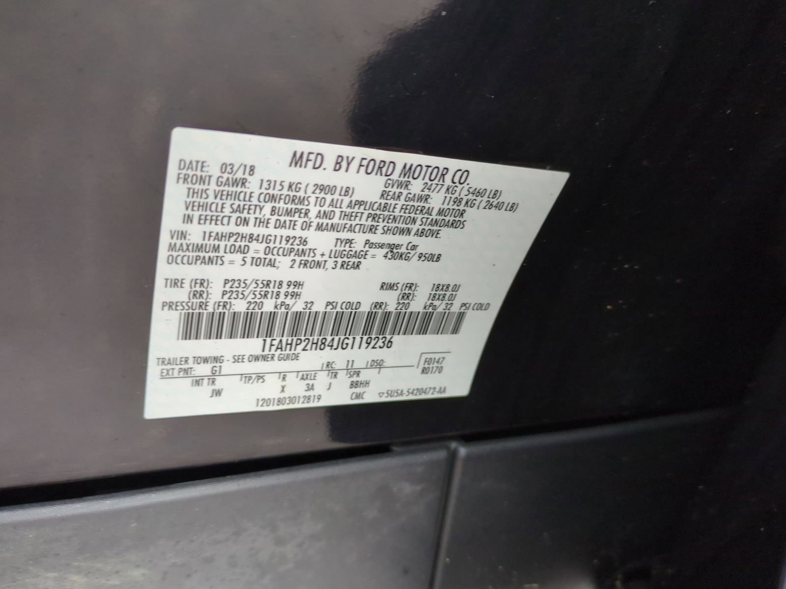 Used 2018 Ford Taurus SEL image 36