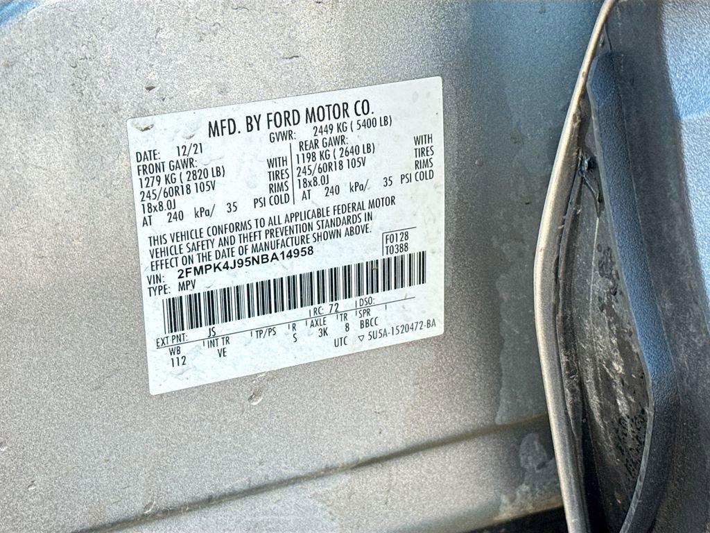 Certified 2022 Ford Edge SEL AWD/4WD image 23
