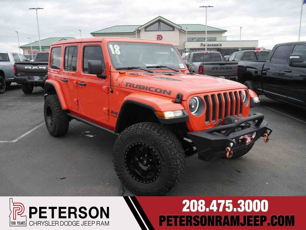 Used 2018 Jeep Wrangler Unlimited Rubicon image 1