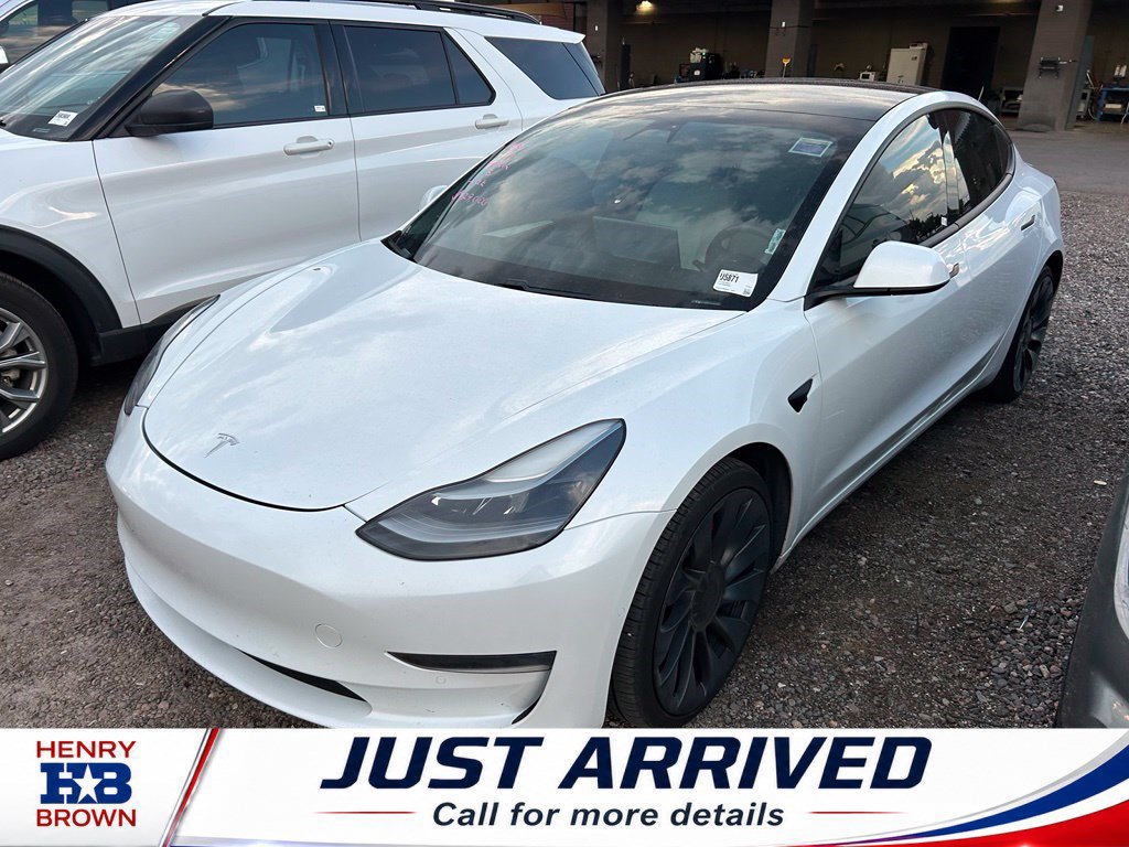 Used 2021 Tesla Model 3 Performance AWD/4WD image 1