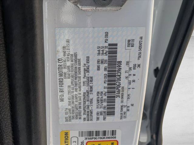 Used 2016 Ford Fusion S FWD image 24
