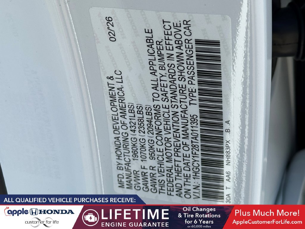 New 2026 Honda Accord LX image 24