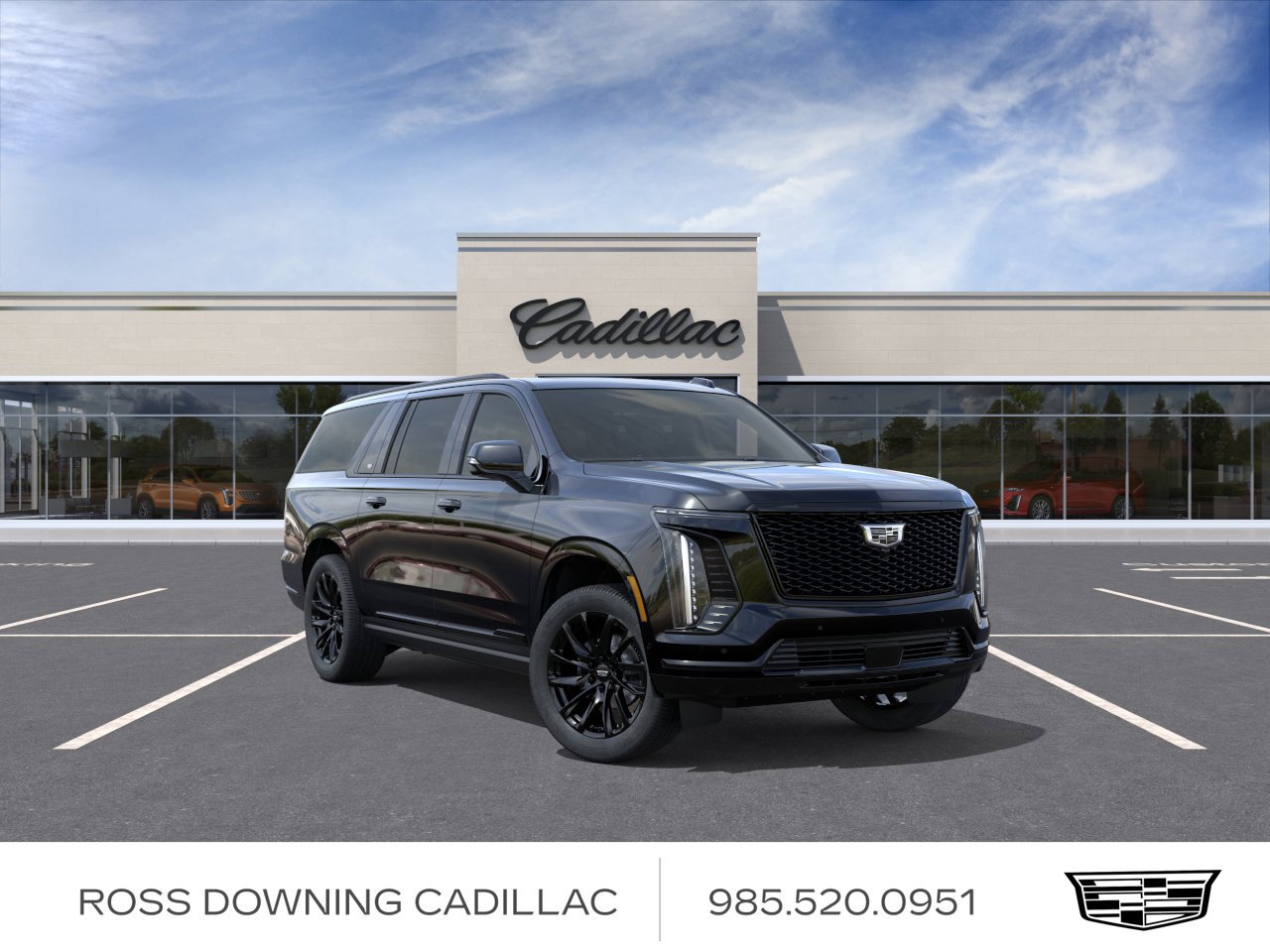 New 2026 Cadillac Escalade ESV Sport w/ LPO, ONYX Package