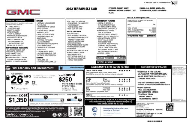 Used 2022 GMC Terrain SLT AWD/4WD image 4