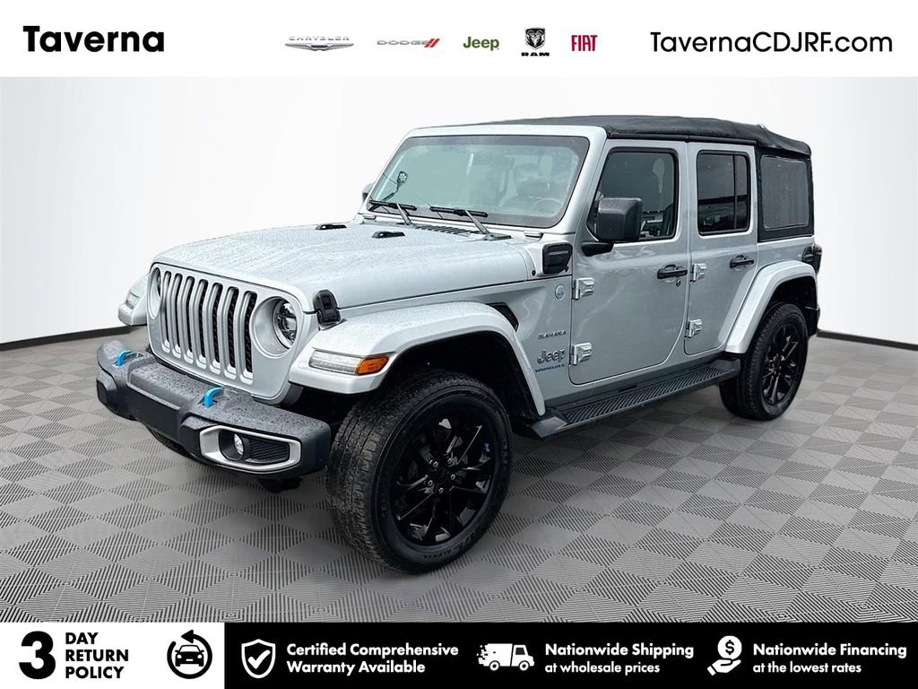 Used 2023 Jeep Wrangler Unlimited Sahara w/ Safety Group AWD/4WD image 1