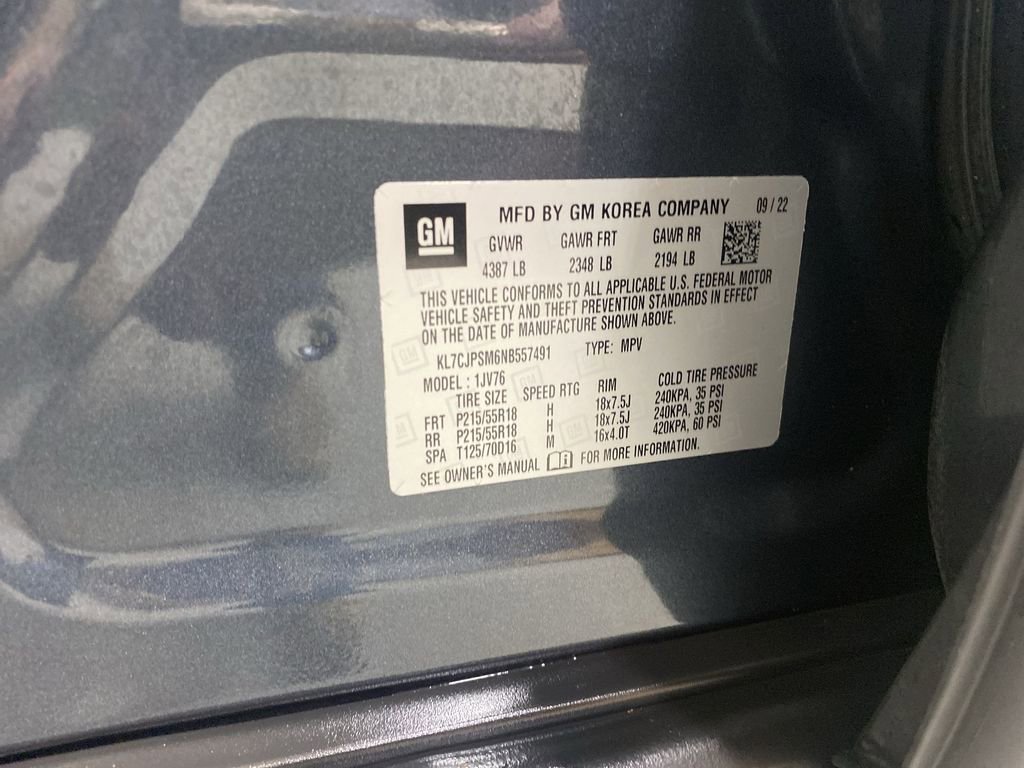 Certified 2022 Chevrolet Trax LT w/ Driver Confidence Package image 43