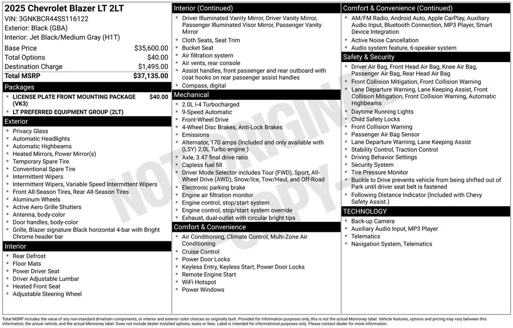 Certified 2025 Chevrolet Blazer LT image 6