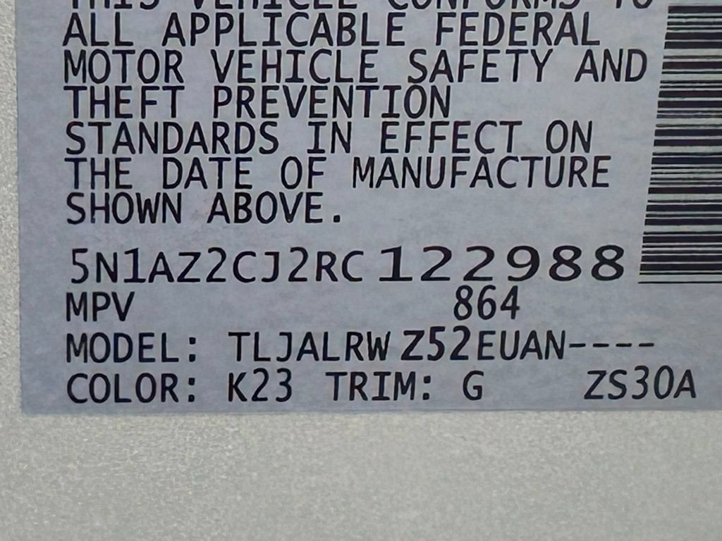 Certified 2024 Nissan Murano SL FWD image 56