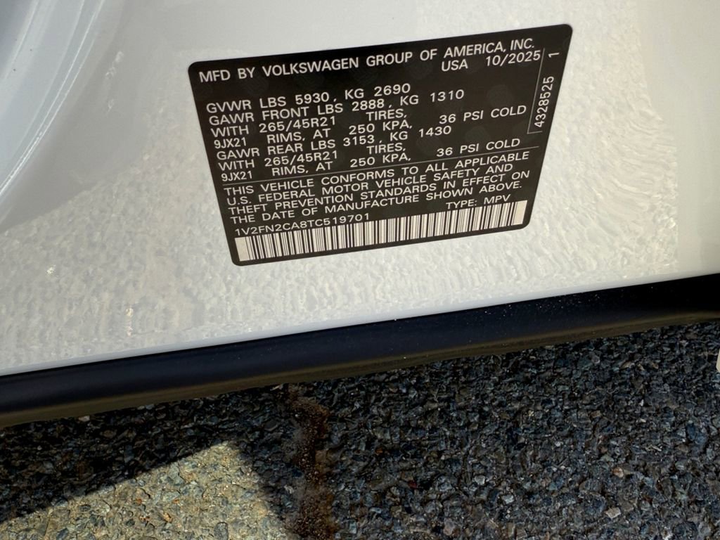 New 2026 Volkswagen Atlas SEL Premium R-Line image 20