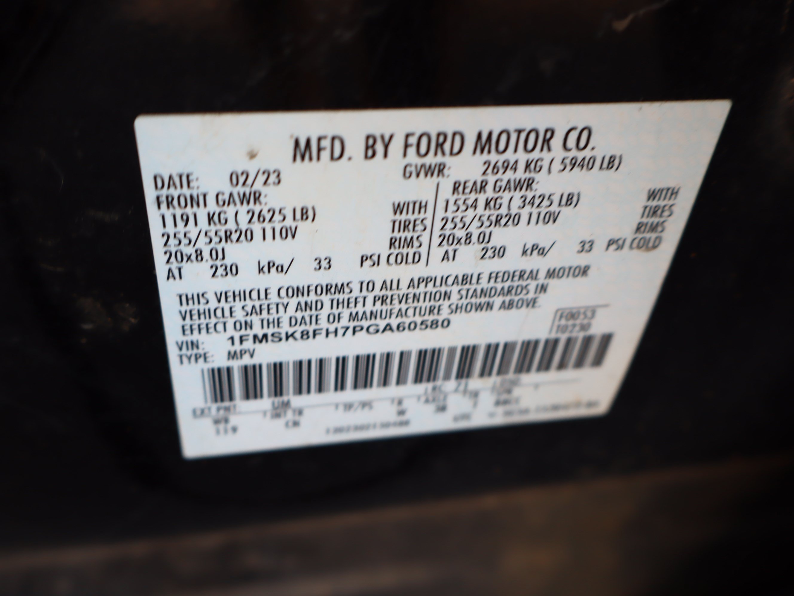 Used 2023 Ford Explorer Limited AWD/4WD image 12